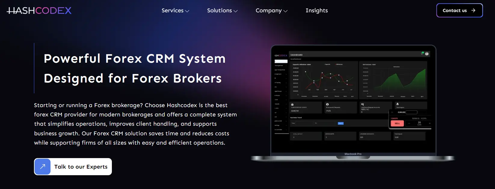 Hashcodex Forex CRM