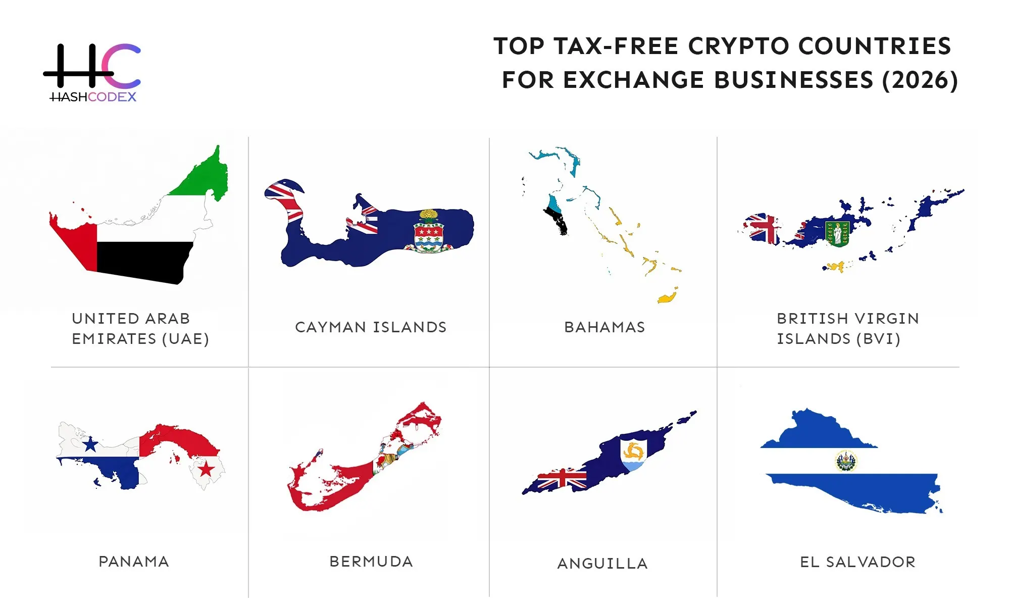 top tax free countries for crypto exchange business